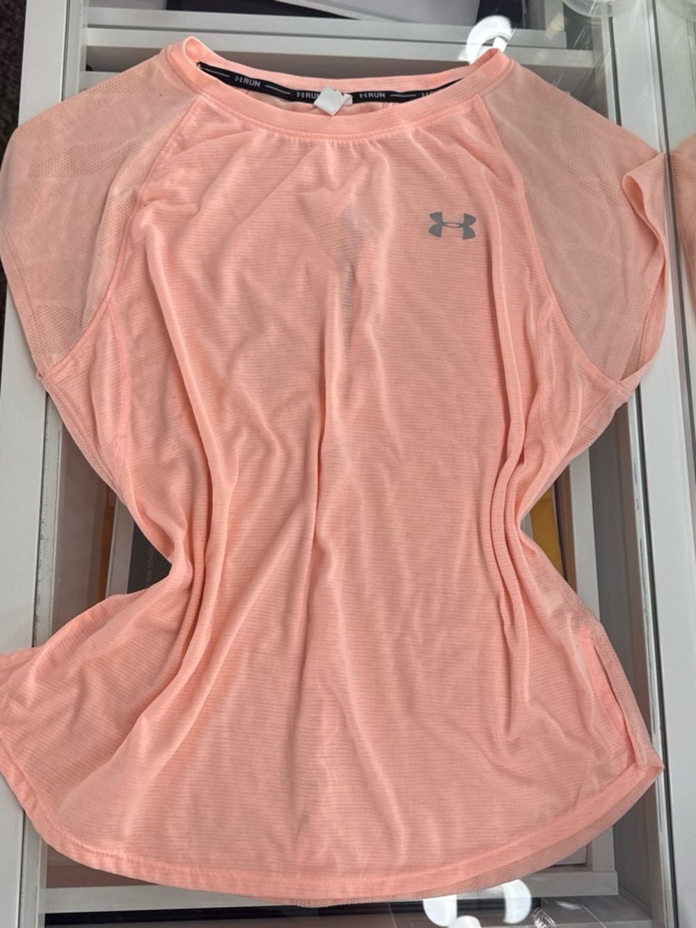 Hurley Women's Light Peach Short Sleeve Performance Tee
